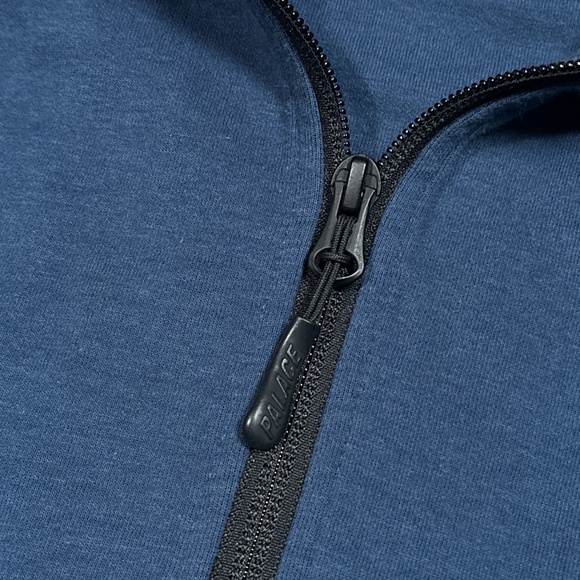 Palace Skateboards S-Layer Track Top Blue Tech Fleece Jacket Hoodie Mens Small - Picture 5 of 11